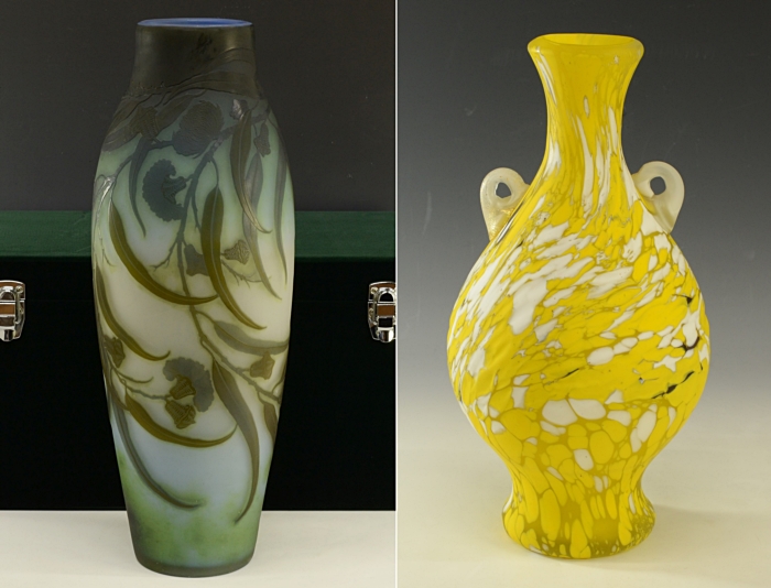 エミール・ガレ　花瓶　買取　出張査定 広島市安芸区