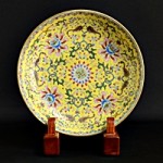 中国美術　大皿