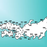 日本刀　刀工　地図