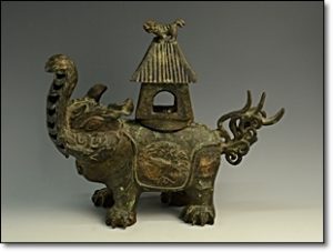 青銅　中国　骨董