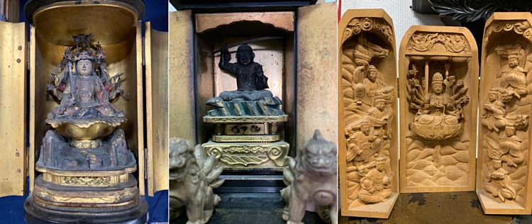 仏像　銅製品　木製品　買取　山口県柳井市