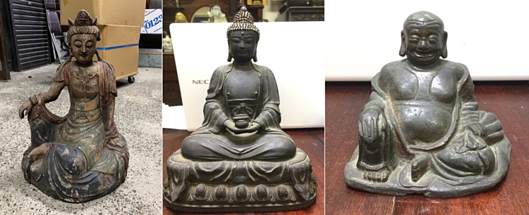 仏像　置物　銅製品　買取　山口県小野田市